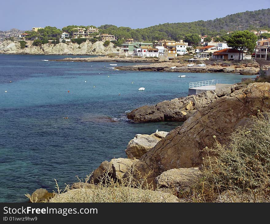 Village of Santelmo, Mallorca, Spain