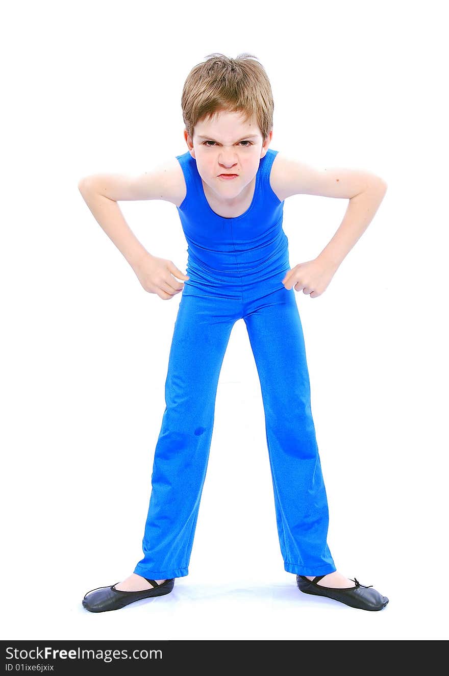 Studio shots of a young ballet dancer