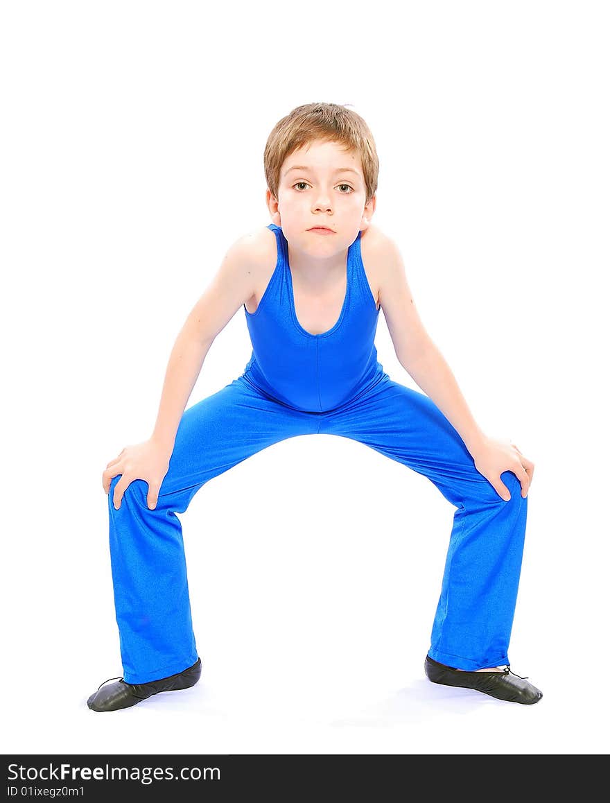 Studio shots of a young ballet dancer