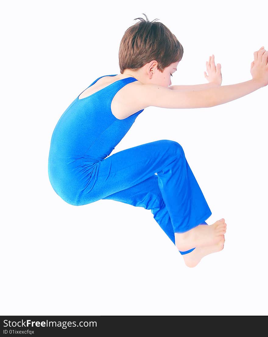 Studio shots of a young ballet dancer