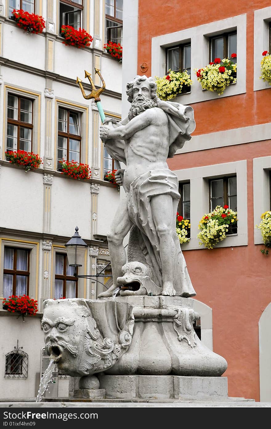 Neptune Statue In GÃ¶rlitz