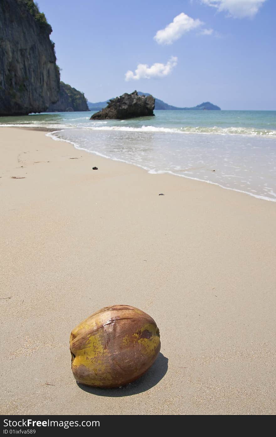 Beach in south of Thailand