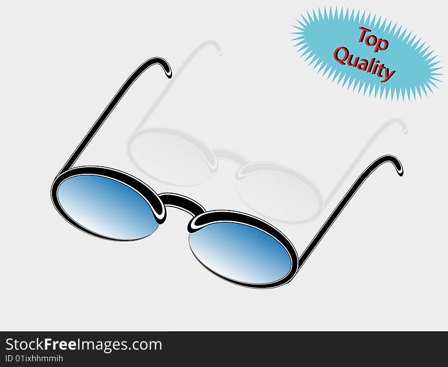 Vector illustration of sun glasses