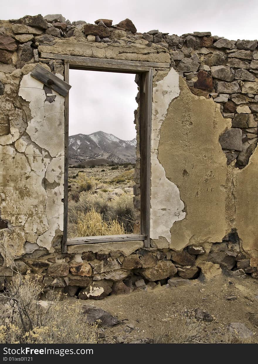 Window to the mountains