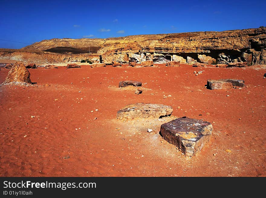 Wlderness in Ramon Canyon, Israel. Wlderness in Ramon Canyon, Israel