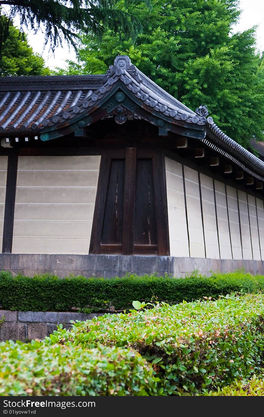 Detail of temple fence, Kyoto, Japan. Detail of temple fence, Kyoto, Japan