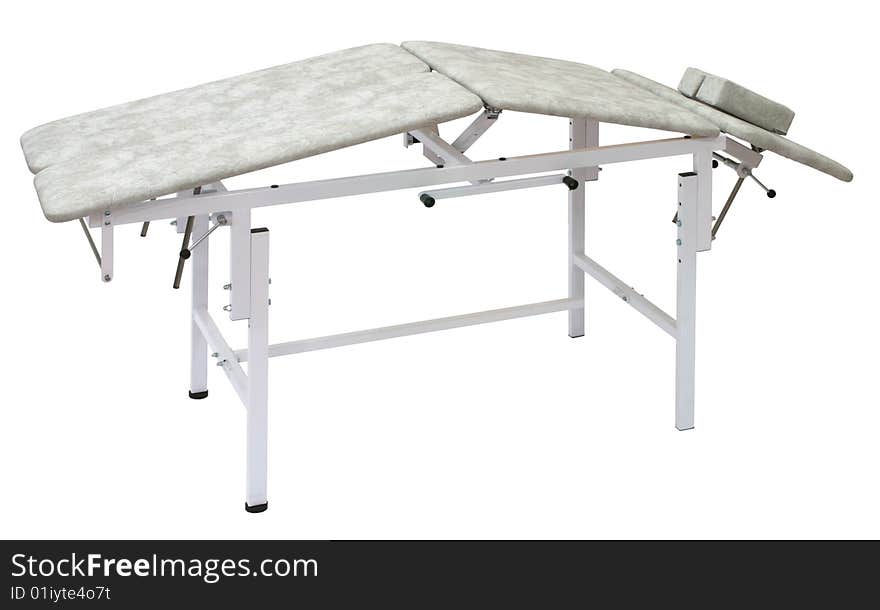 Medical Bed on a white