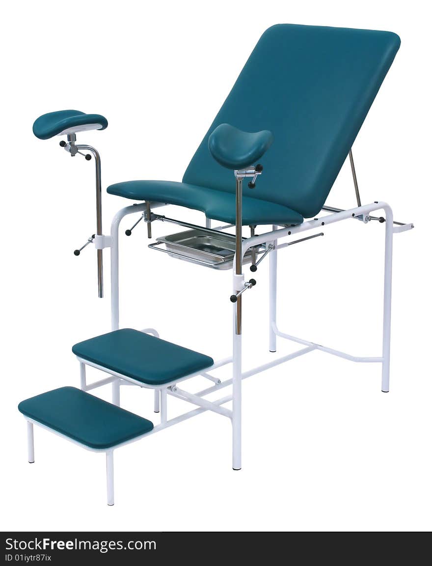 Medical Bed On A White