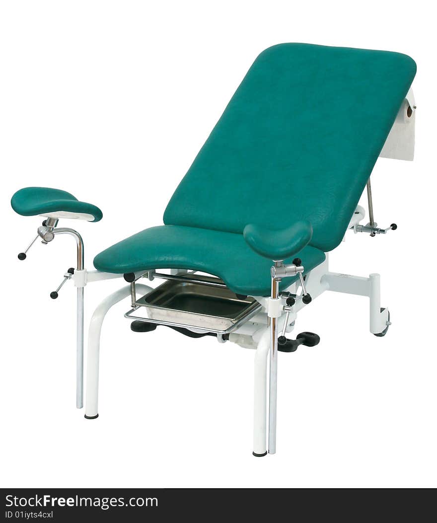 Medical Bed On A White