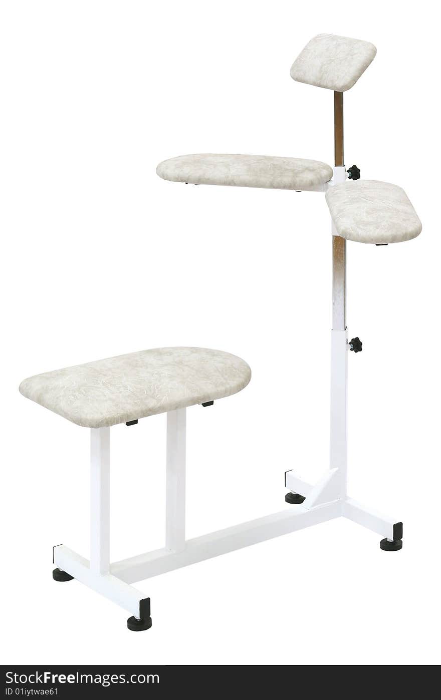 Medical Bed on a white