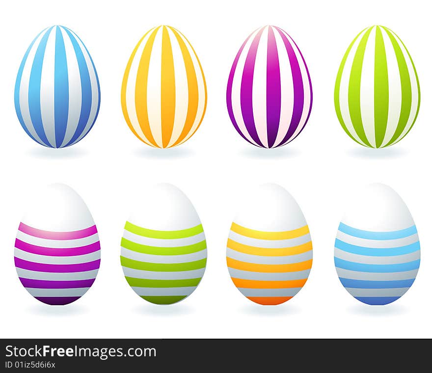 Easter eggs collection for your design