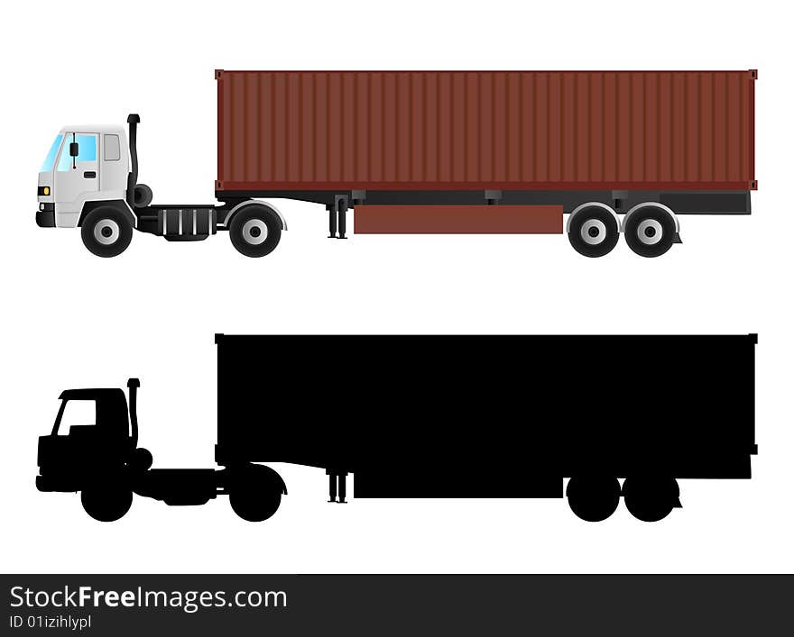 Truck vector