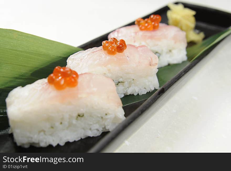 Fresh and delicious sushi in Japan