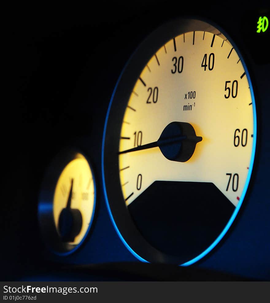 Odometer and soft odometer lighting