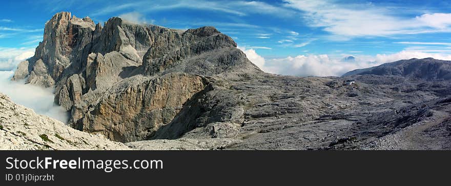 Excursion on alps, Italy. alpine landscape. Excursion on alps, Italy. alpine landscape.