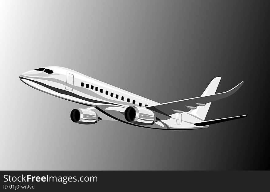 Vector art on the air travel and transportation industry. Vector art on the air travel and transportation industry