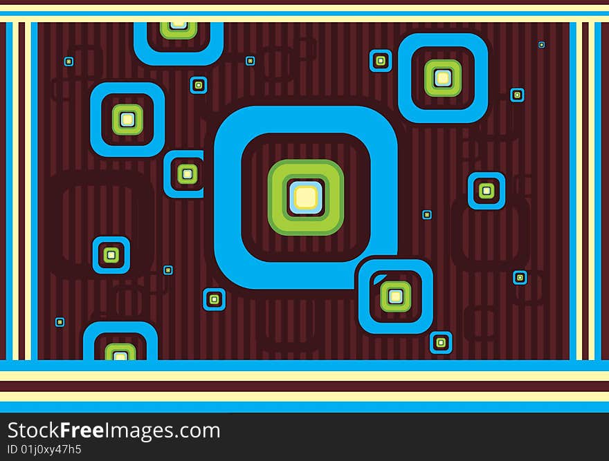 Vectorial image of pattern for an interior