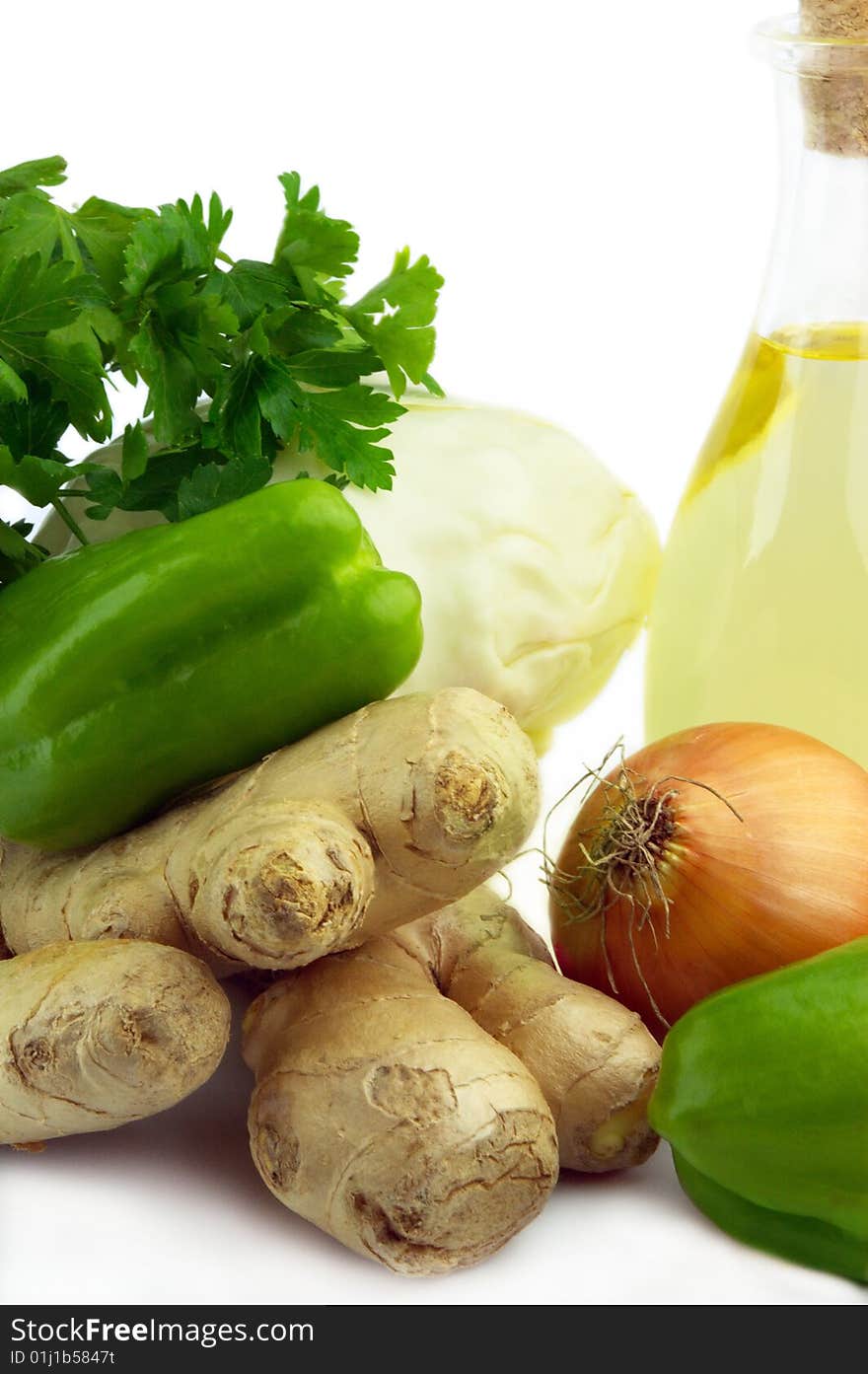 Vegetable on a white background. Vegetable on a white background