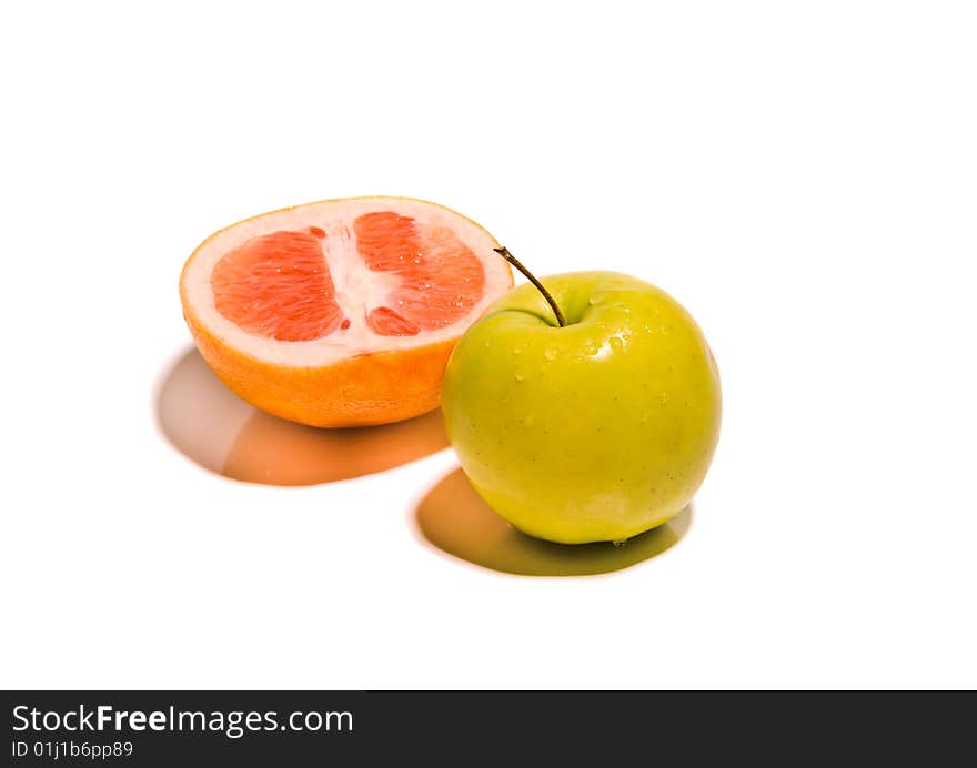 Fresh fruits isolated