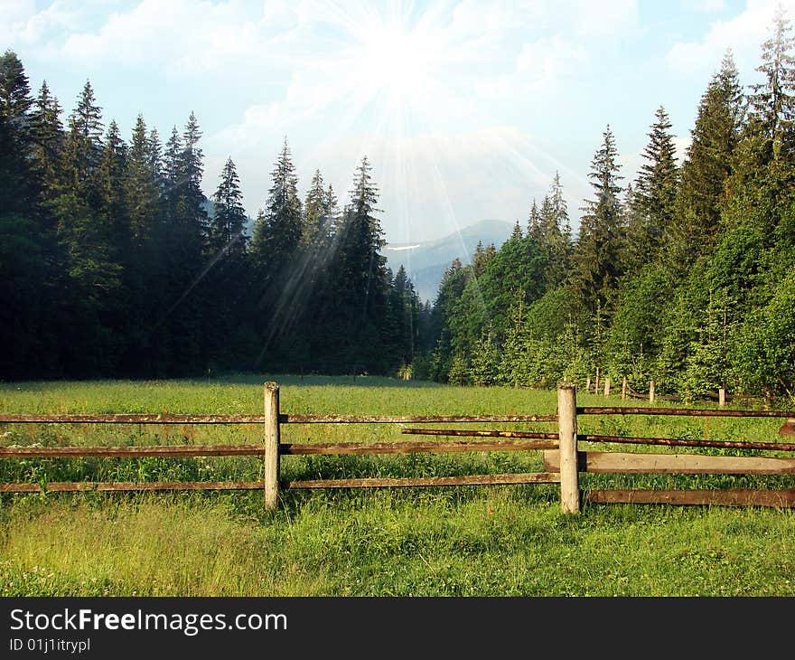 Crimea mountain of summer morning. Crimea mountain of summer morning