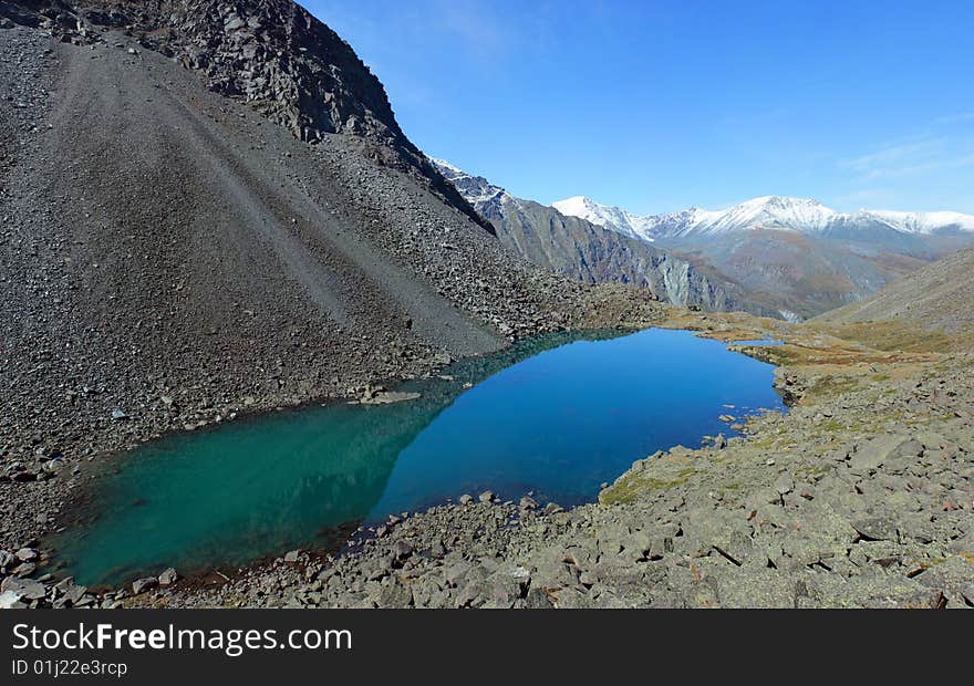 Altai. Mountain lake.