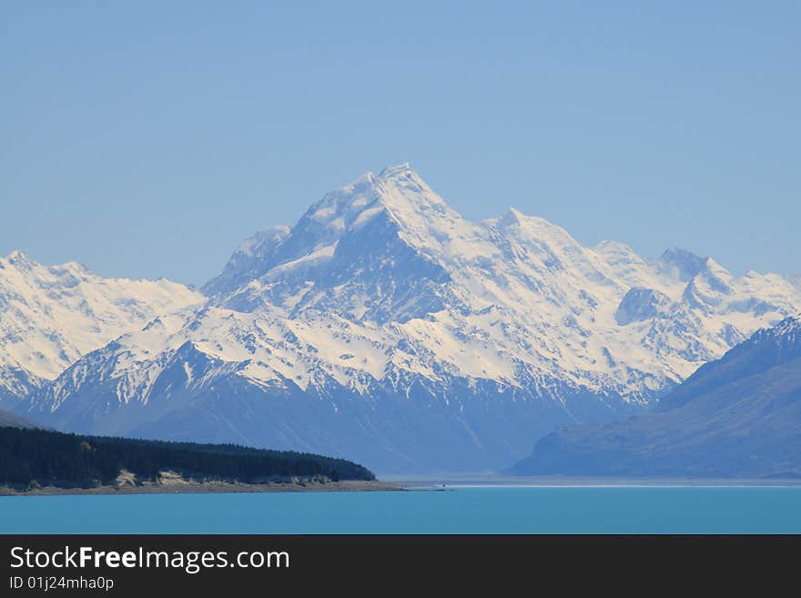 The beautiful Mt. cook, southern alps, new zealand