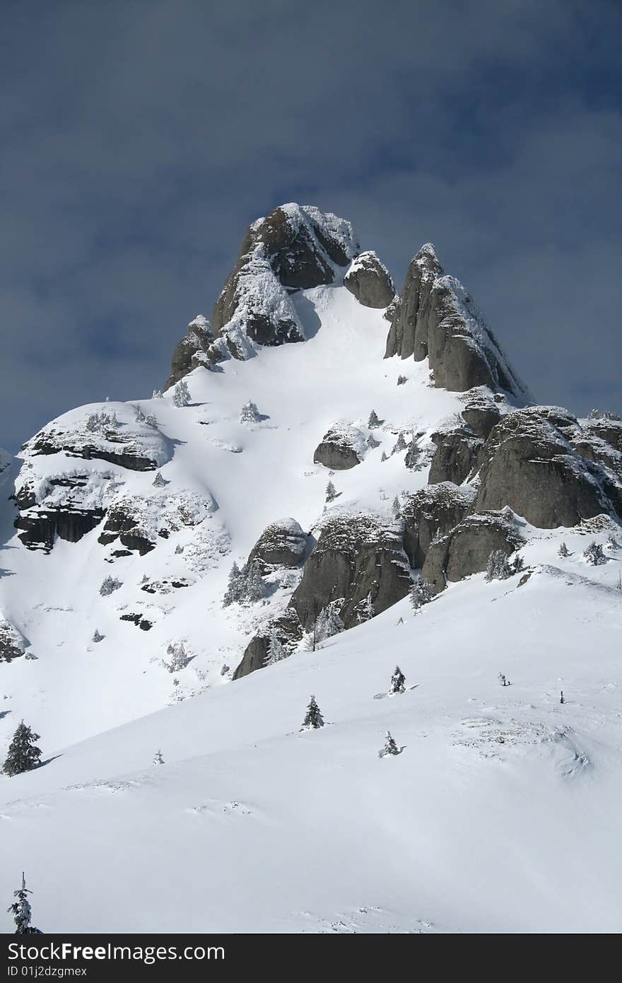 Winter landscape in Ciucas Mountains - Romania. Winter landscape in Ciucas Mountains - Romania