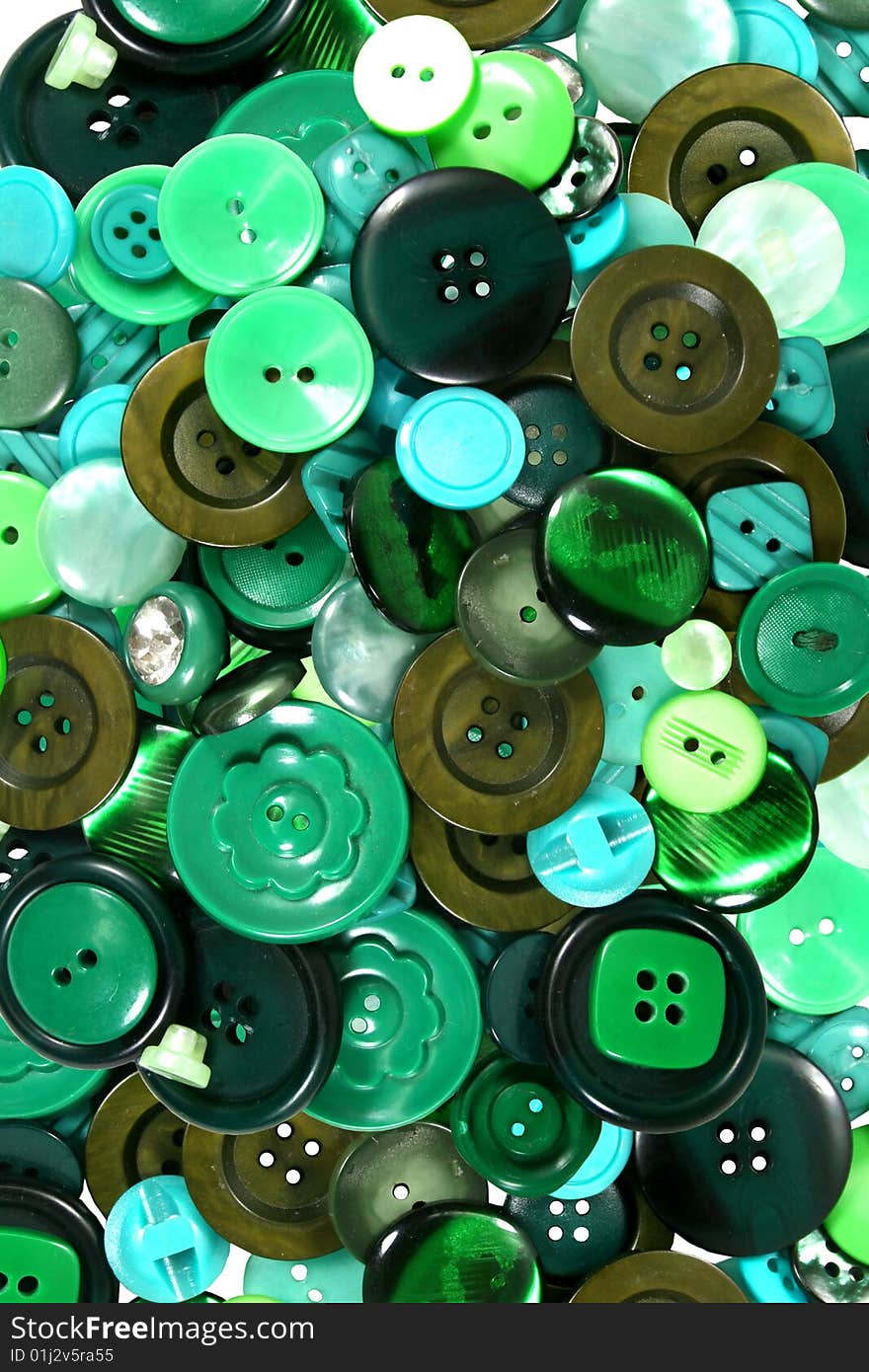 A large collection of buttons in various shapes and sizes