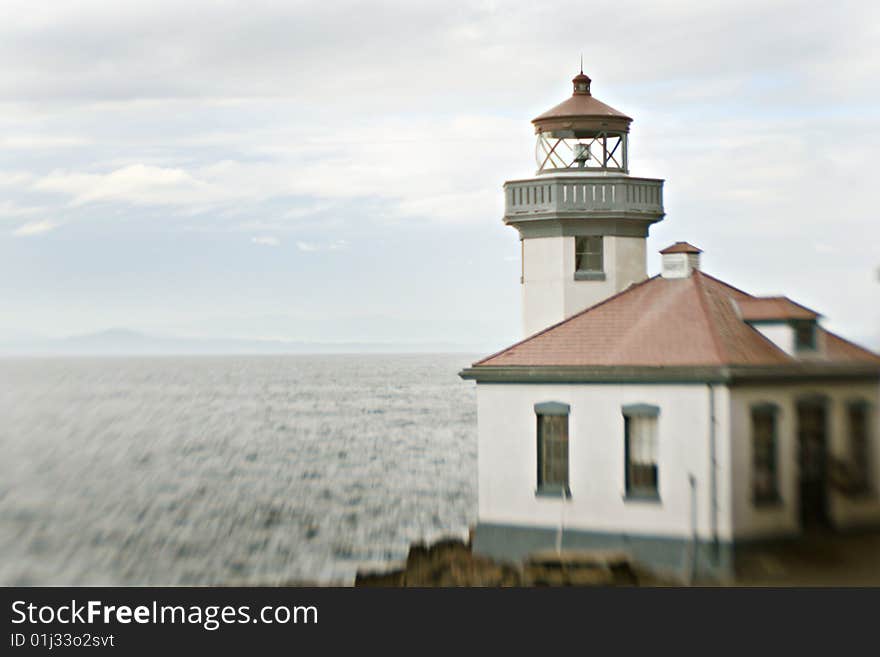 Lighthouse on the coast