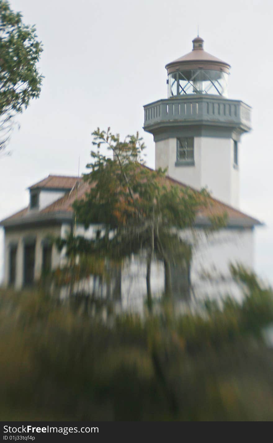 Lighthouse on the coast