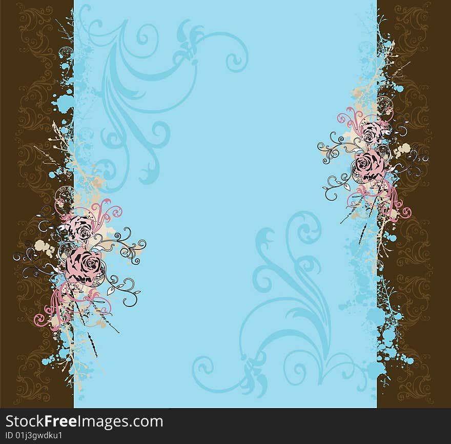 Illustration of a decorative background