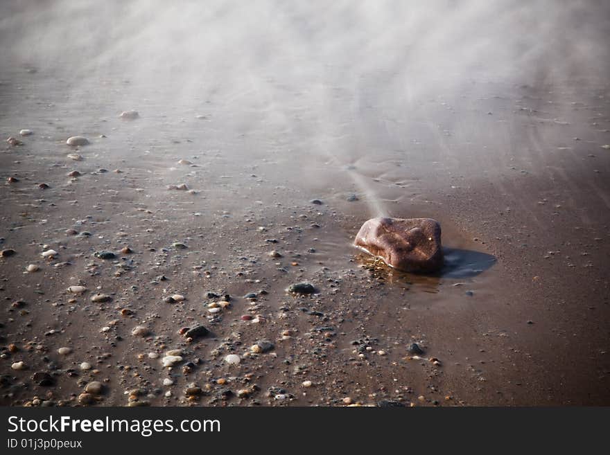 Long Exposure On The Sand