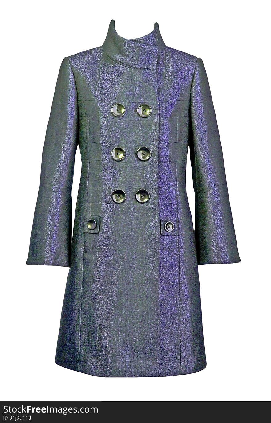 Gray wool coat