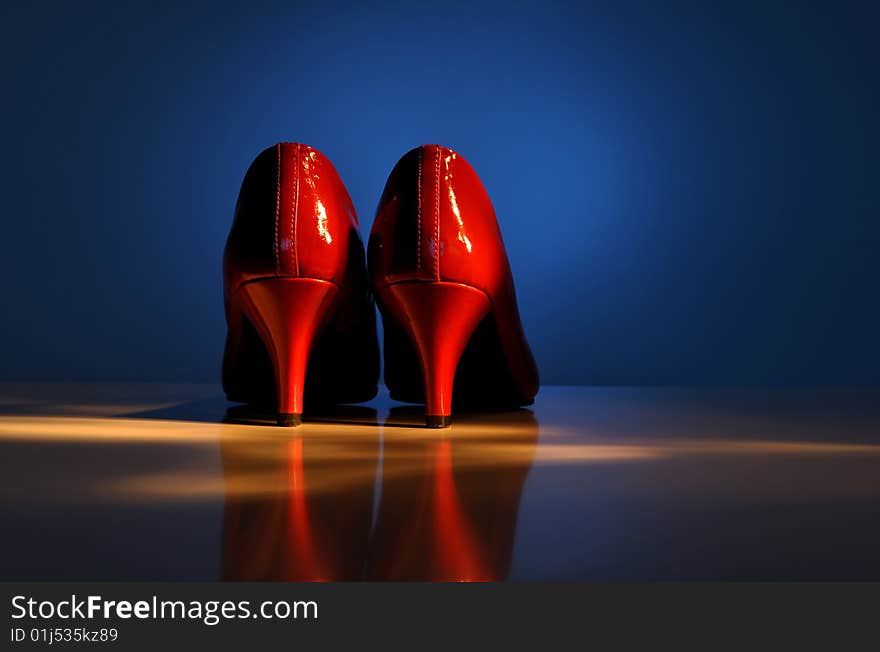 High heel shoes