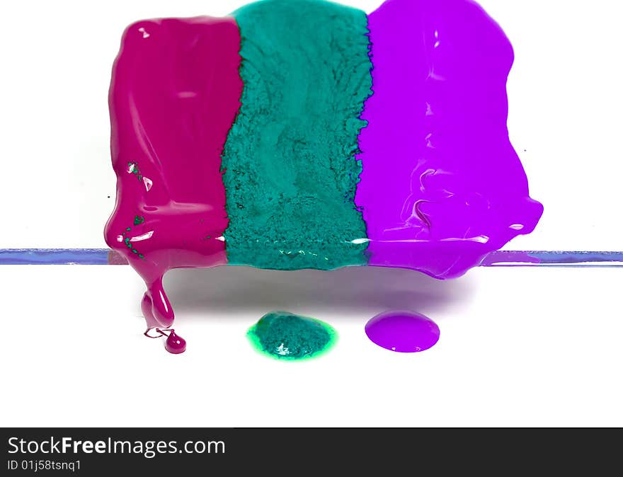 Dripping Wax Of Three Colours