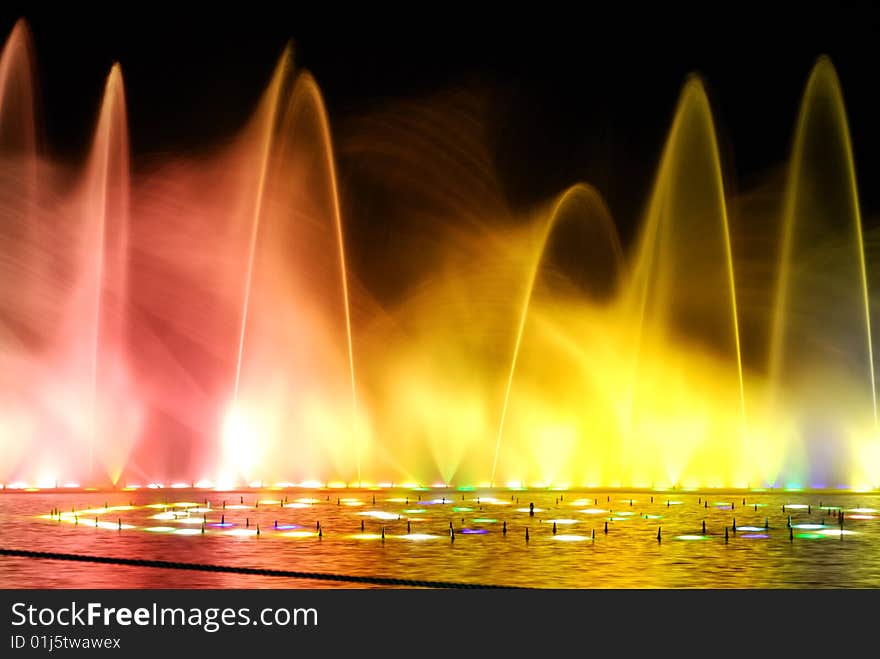 Night fountain_2