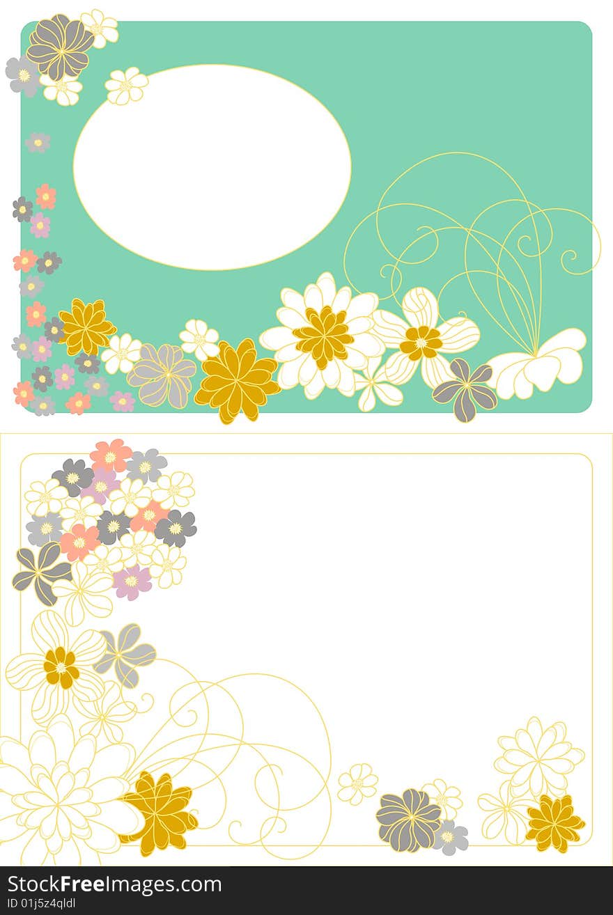 Vector Design With Flowers