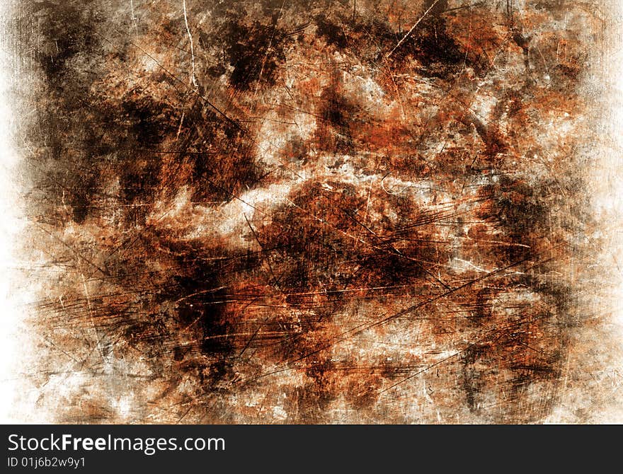 Vintage Scratched and Worn Grungy Texture Background. Vintage Scratched and Worn Grungy Texture Background