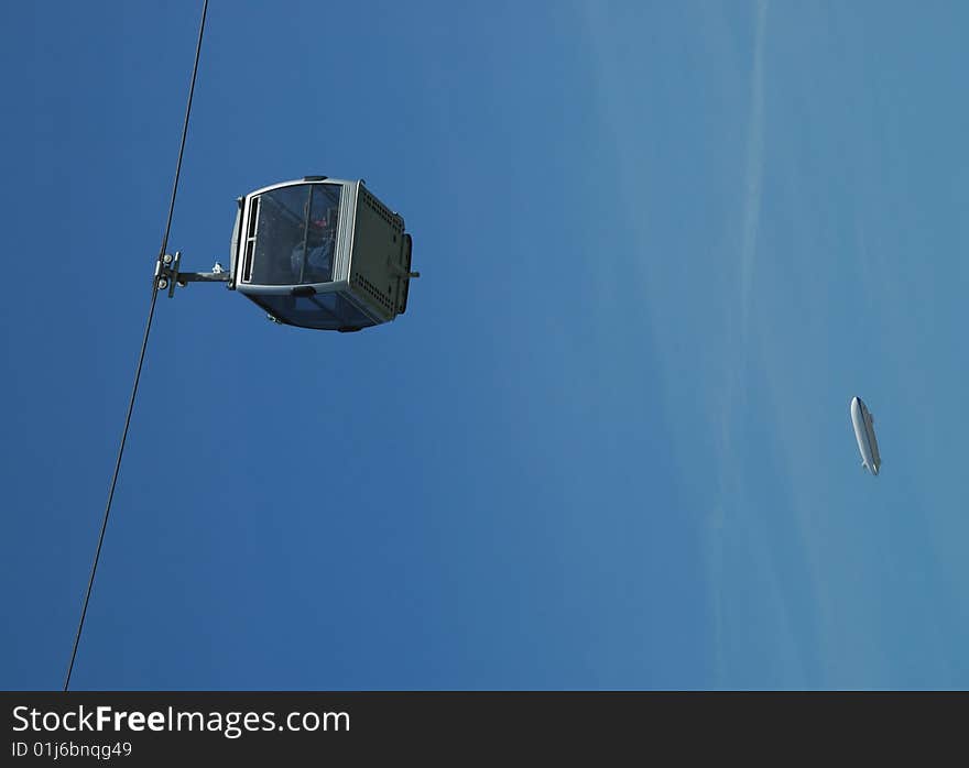 Aerial tramway and Zeppelin meeting at Federal Gardening Fair Munich 2005