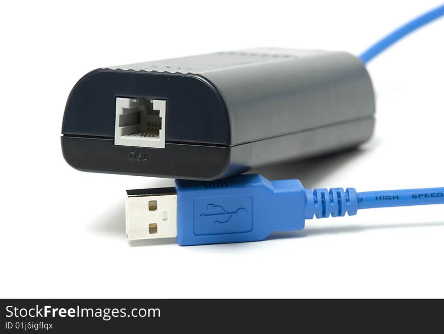 IDSL modem can be connected to USB pore