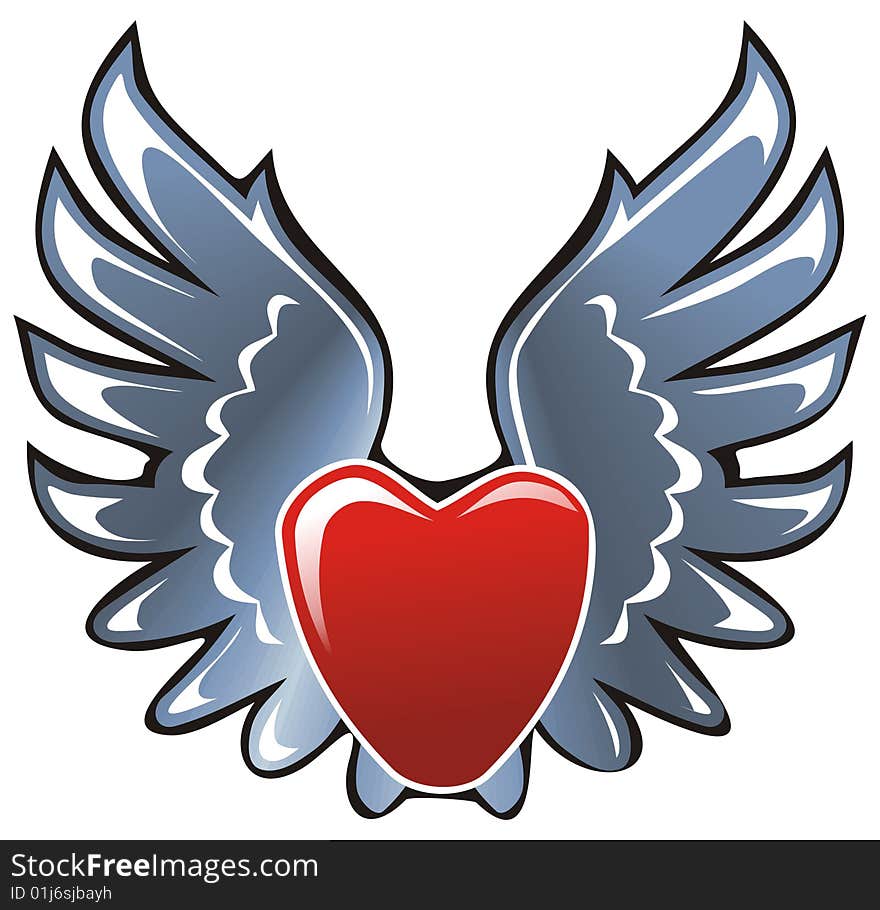 It s a heart this steel wings