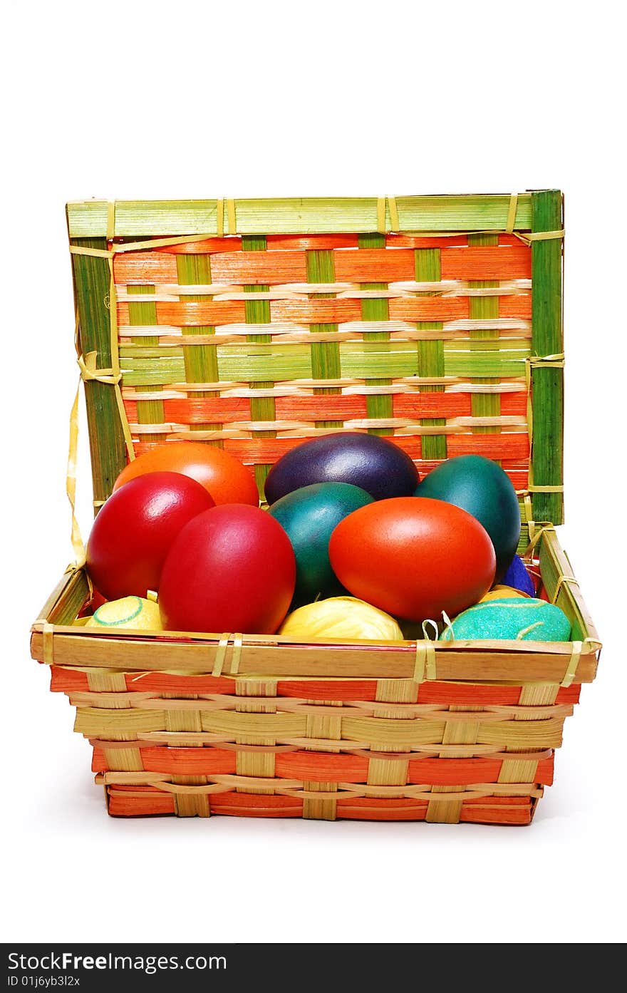 Colorful easter eggs