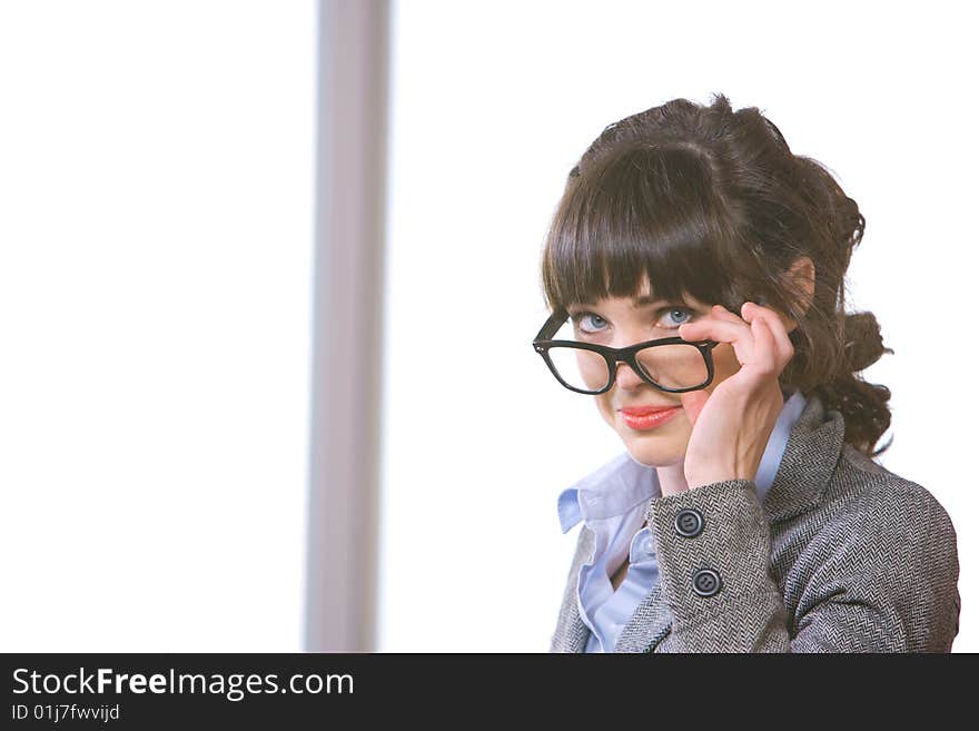 Business woman in modern office