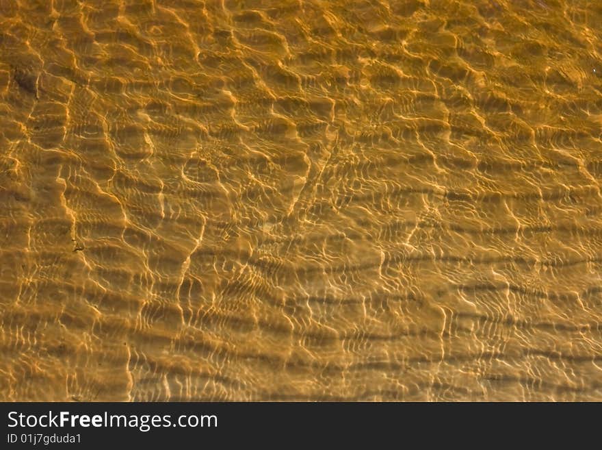 Background of water close up