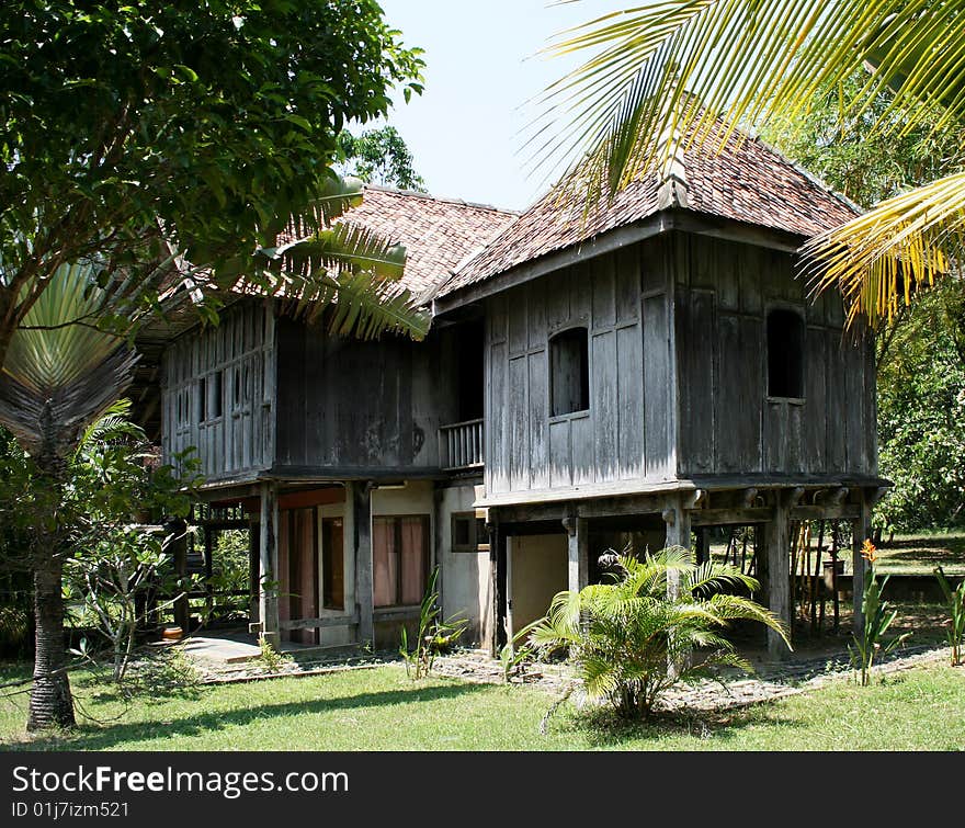 Terengganu, Malaysia. Little museum in the resort. Terengganu, Malaysia. Little museum in the resort.