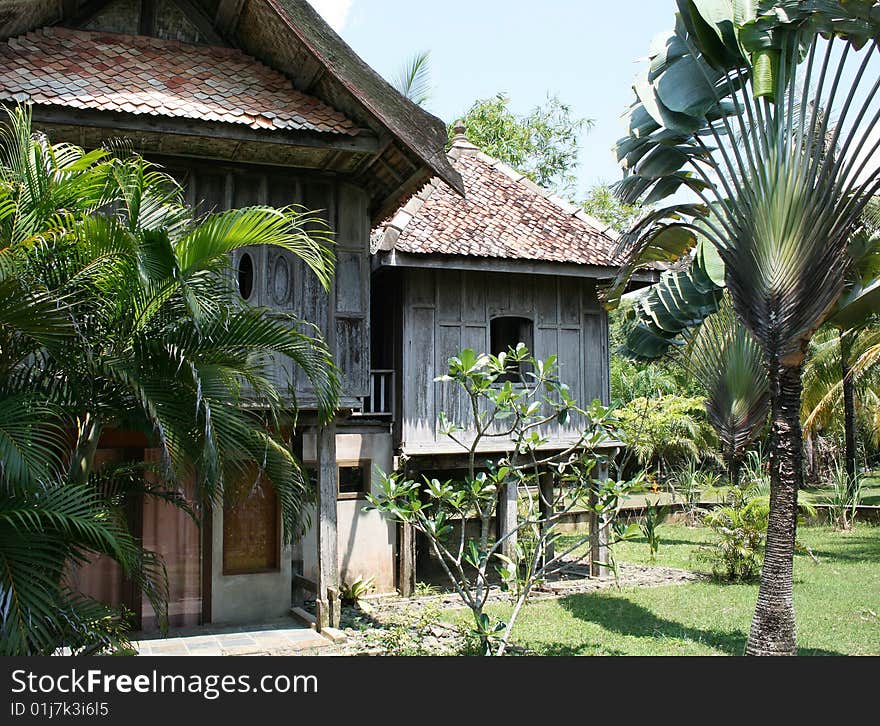 Terengganu, Malaysia. Little museum in the resort. Terengganu, Malaysia. Little museum in the resort.