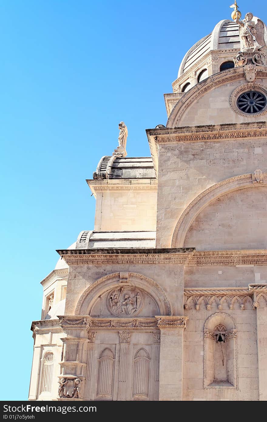 The central church in Sibenik (Croatia), the Cathedral of St. James