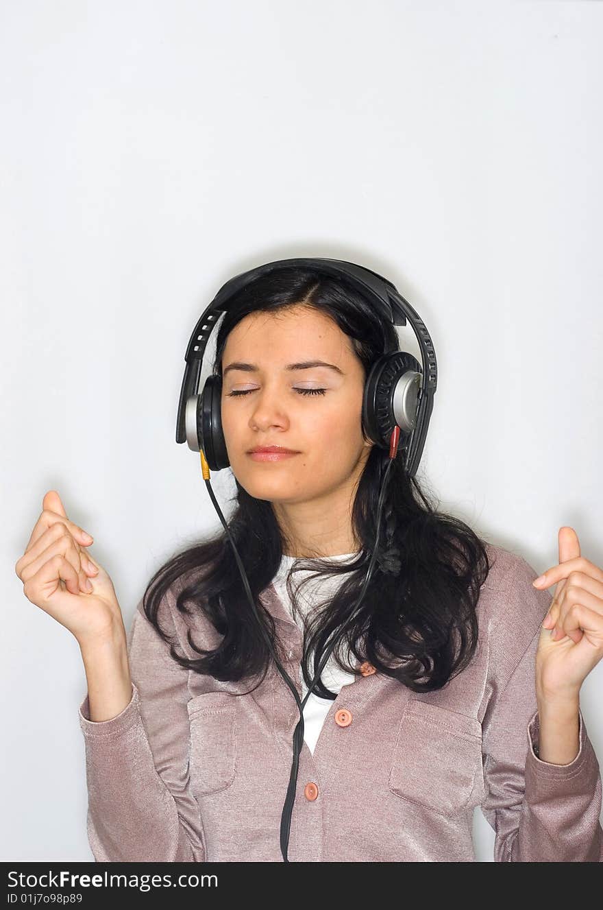 Woman Listening Music