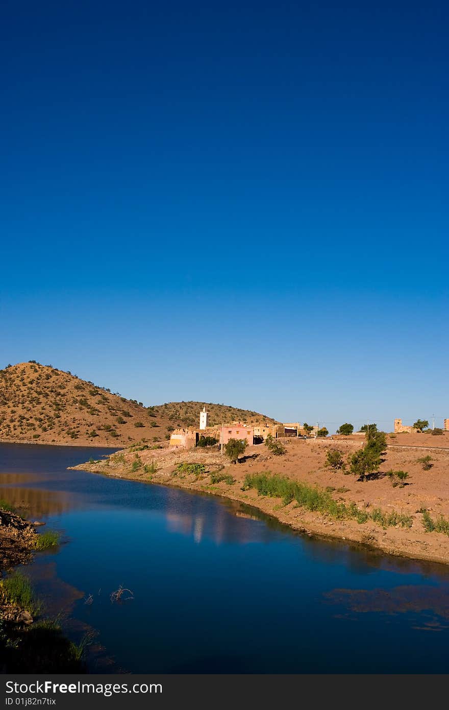 Reservoir in the Atlas mountain near Agadir. Reservoir in the Atlas mountain near Agadir