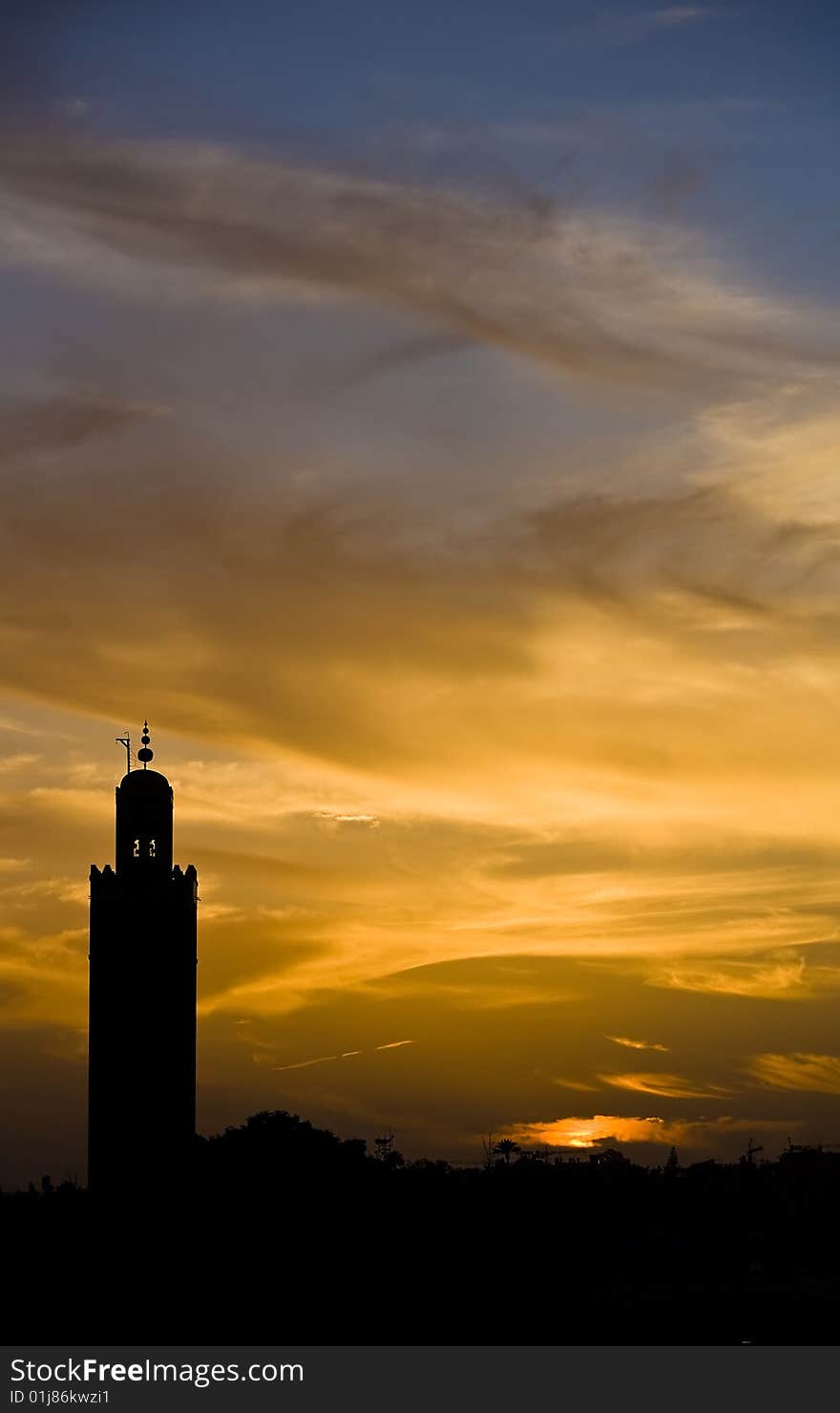 The Koutoubia mosque in Marrakesh